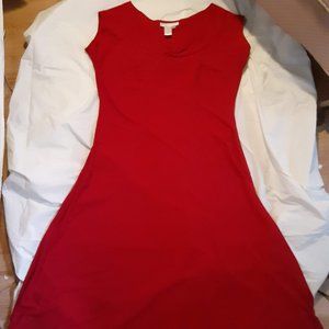 Red formal dress